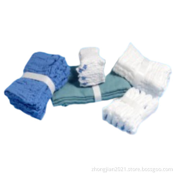 Manufacturer Disposable Medical  lap sponge Pad China Supplier with CE 100% Pure Cotton
